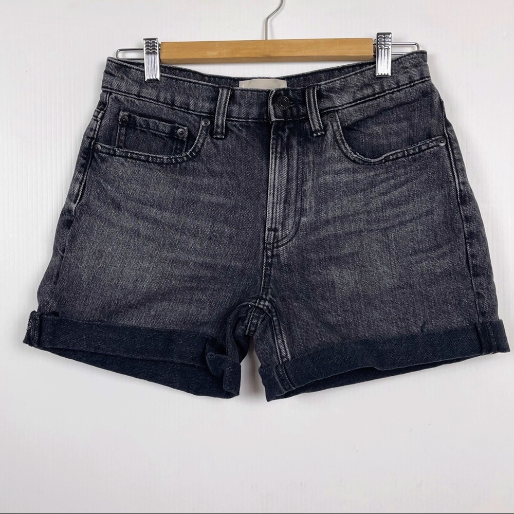 EVERLANE The Denim Short Washed Black color size 26